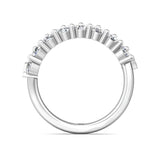Sugarock Classic Diamond Bands 14K White Gold Anniversary Band DEF VVS-VS