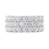 Sugarock Classic Diamond Bands 14K White Gold Anniversary Band DEF VVS-VS