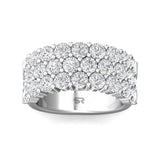 Sugarock Classic Diamond Bands 14K White Gold Anniversary Band DEF VVS-VS