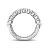 Sugarock Classic Diamond Bands 14K White Gold Anniversary Band DEF VVS-VS