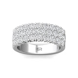 Sugarock Classic Diamond Bands 14K White Gold Anniversary Band DEF VVS-VS