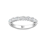 Sugarock Classic Diamond Bands 14K White Gold Anniversary Band DEF VVS-VS