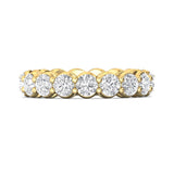 Sugarock Classic Diamond Bands 14K Yellow Gold Anniversary Band DEF VVS-VS