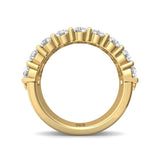 Sugarock Classic Diamond Bands 14K Yellow Gold Anniversary Band DEF VVS-VS