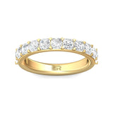 Sugarock Classic Diamond Bands 14K Yellow Gold Anniversary Band DEF VVS-VS