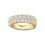 Sugarock Classic Diamond Bands 14K Yellow Gold Anniversary Band DEF VVS-VS