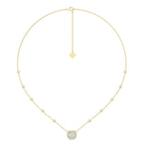 Sugarock Classic Diamond Pendant 14K Yellow Gold Pendant DEF VVS-VS