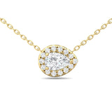 Sugarock Classic Diamond Pendant 14K Yellow Gold Pendant DEF VVS-VS