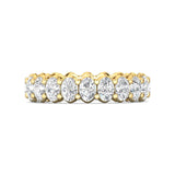 Sugarock Classic Diamond Bands 14K Yellow Gold Anniversary Band DEF VVS-VS