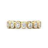 Sugarock Classic Diamond Bands 14K Yellow Gold Anniversary Band DEF VVS-VS