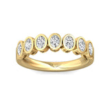 Sugarock Classic Diamond Bands 14K Yellow Gold Anniversary Band DEF VVS-VS