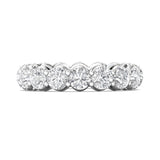 Sugarock Classic Diamond Bands Platinum Anniversary Band DEF VVS-VS