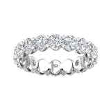 Sugarock Classic Diamond Bands Platinum Anniversary Band DEF VVS-VS