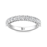 Sugarock Classic Diamond Bands Platinum Anniversary Band DEF VVS-VS