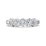 Sugarock Classic Diamond Bands Platinum Anniversary Band DEF VVS-VS