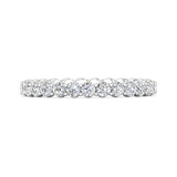 Sugarock Channel/Shared Prong Platinum Wedding Band DEF VVS-VS