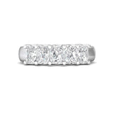 Sugarock Classic Diamond Bands Platinum Anniversary Band DEF VVS-VS