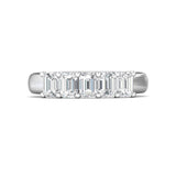 Sugarock Classic Diamond Bands Platinum Anniversary Band DEF VVS-VS