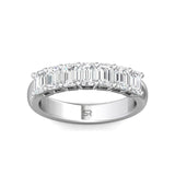 Sugarock Classic Diamond Bands Platinum Anniversary Band DEF VVS-VS