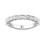 Sugarock Classic Diamond Bands Platinum Anniversary Band DEF VVS-VS