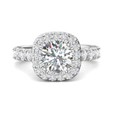 Sugarock Encore 18K White Gold Engagement Ring DEF VVS-VS