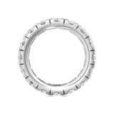 Sugarock Classic Diamond Bands 18K White Gold Anniversary Band DEF VVS-VS