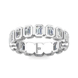 Sugarock Classic Diamond Bands 18K White Gold Anniversary Band DEF VVS-VS
