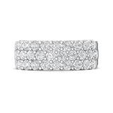 Sugarock Classic Diamond Bands 18K White Gold Anniversary Band DEF VVS-VS