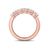 Sugarock Classic Diamond Bands 18K Rose Gold Anniversary Band DEF VVS-VS