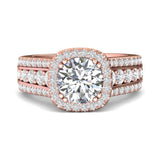 Sugarock Encore 18K Rose Gold Engagement Ring DEF VVS-VS