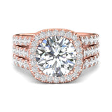 Sugarock Encore 18K Rose Gold Engagement Ring DEF VVS-VS