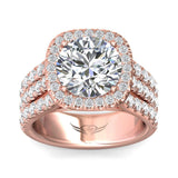 Sugarock Encore 18K Rose Gold Engagement Ring DEF VVS-VS