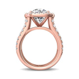 Sugarock Encore 18K Rose Gold Engagement Ring DEF VVS-VS