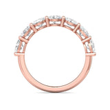 Sugarock Classic Diamond Bands 18K Rose Gold Anniversary Band DEF VVS-VS