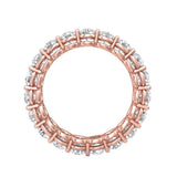 Sugarock Classic Diamond Bands 18K Rose Gold Anniversary Band DEF VVS-VS