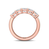 Sugarock Classic Diamond Bands 18K Rose Gold Anniversary Band DEF VVS-VS