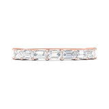 Sugarock Classic Diamond Bands 18K Rose Gold Anniversary Band DEF VVS-VS