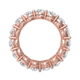 Sugarock Classic Diamond Bands 18K Rose Gold Anniversary Band DEF VVS-VS