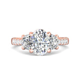 Sugarock Encore 18K Rose Gold Engagement Ring DEF VVS-VS