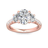 Sugarock Encore 18K Rose Gold Engagement Ring DEF VVS-VS