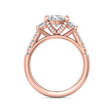 Sugarock Encore 18K Rose Gold Engagement Ring DEF VVS-VS