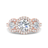 Sugarock Encore 18K Rose Gold Engagement Ring DEF VVS-VS