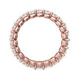 Sugarock Classic Diamond Bands 18K Rose Gold Anniversary Band DEF VVS-VS
