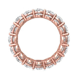 Sugarock Classic Diamond Bands 18K Rose Gold Anniversary Band DEF VVS-VS