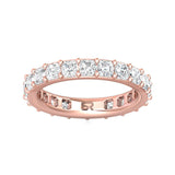 Sugarock Classic Diamond Bands 18K Rose Gold Anniversary Band DEF VVS-VS