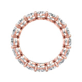 Sugarock Classic Diamond Bands 18K Rose Gold Anniversary Band DEF VVS-VS