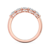Sugarock Classic Diamond Bands 18K Rose Gold Anniversary Band DEF VVS-VS