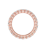 Sugarock Classic Diamond Bands 18K Rose Gold Anniversary Band DEF VVS-VS