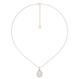 Sugarock Classic Diamond Pendant 18K Rose Gold Pendant DEF VVS-VS