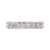 Sugarock Classic Diamond Bands 18K Rose Gold Anniversary Band DEF VVS-VS
